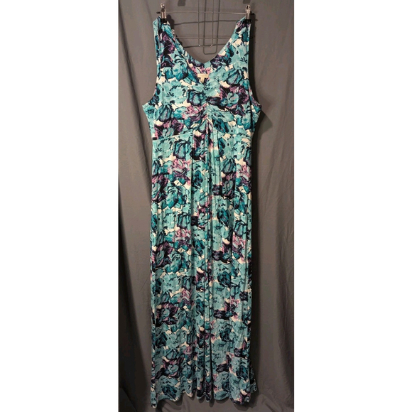 Talbots Dresses & Skirts - Talbots Large Maxi Dress Blue Purple Spring